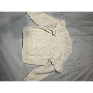 Old Navy Girls Beige Pullover Cable Knit Sweater 3T